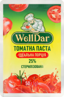Паста томатна 25% сашет 50г ТМ WellDar