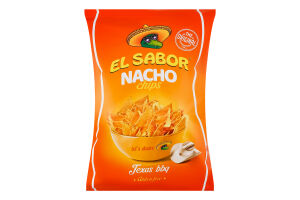 Чипсы кукурузные со вкусом барбекю Nacho El Sabor м/у 100г