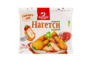 Нагетси курячі заморожені Ласунка м/у 330г