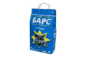 Наповнювач туалетний д/твар.№1 Барс 5кг