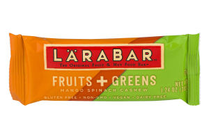 Larabar The Original Fruit & Nut Food Bar Fruits + Greens Mango Spinach Cashew