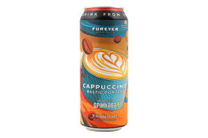 Пиво Cappuccino темне нефільтроване 7% 0,5л ж/б Forever