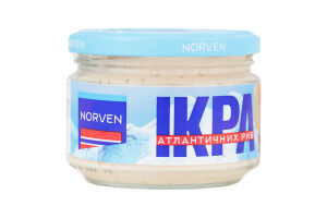 Икра атлантических рыб с кальмаром в соусе пастеризованная Norven с/б 160г