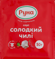 Соус пастеризований Солодкий чилі Руна м/у 50г