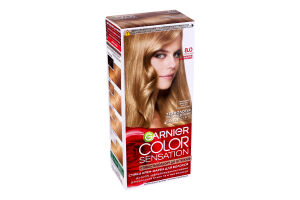 Крем-краска для волос Color Sensation Сияющий светло-русый №8.0 Garnier