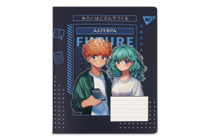 Зошит Yes! Алгебра Anime А5 клітинка 48арк