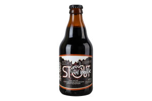 Пиво 0.33л 7.4% темне нефільтроване неосвітлене непастеризоване Milk stout Saga пл