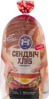 Хлеб нарезной белый Сэндвич Кулиничі м/у 320г