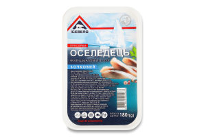 Сельдь филе-кусочки в масле Бочковая Iceberg п/у 180г