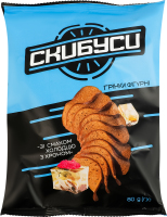 Гренки фигурные со вкусом холодца с хреном Скибуси м/у 80г
