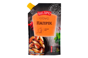 Соус майонезний 30% з перцем розе Папрік Щедро д/п 200г