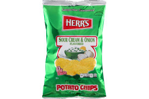 Herr's Sour Cream & Onion Ripples Potato Chips