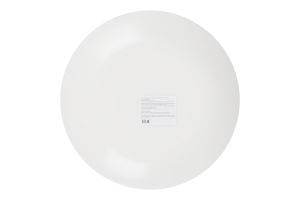 Тарілка обідня біла склокераміка d25см №СК28-06-318 Linyi Boyou Ceramic Co. Ltd 1шт