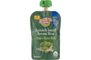 Earth's Best Organic Spinach Lentil Brown Rice Stage 2