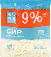 Сир кисломолочний 9% Міськмолзавод №1 м/у 300г