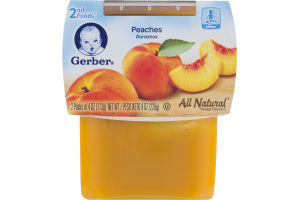 Gerber 2nd Foods Peaches - 2 CT