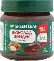 Паста шоколадно-фундучна з підсолоджувачем Green Leaf с/б 200г