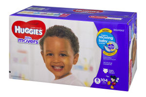 Huggies Little Movers Diapers Size 6 - 104 CT