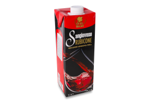 Вино 1л 11% червоне сухе Sangiovese Rubicone Vie del Molino т/п