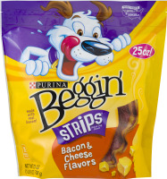 Purina Beggin Strips Dog Snack Bacon & Cheese Flavors