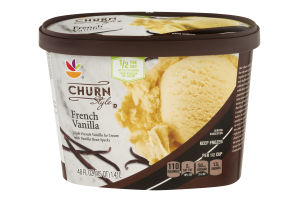 Ahold Churn Style Ice Cream French Vanilla