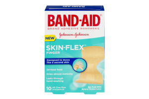 Band-Aid Skin-Flex Finger Adhesive Bandages - 10 CT