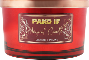Свічка ароматична Magical candle Tuberose Jasmine парафін скло 450г Пако ІФ