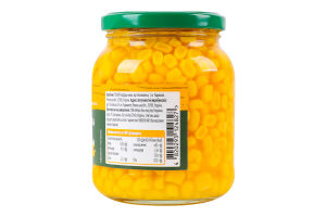 Кукуруза сахарная из целых зерен консервированная стерилизованная Fine Life в/с с/б 340г