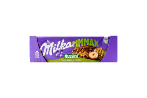 Шоколад молочний з начинкою з додаванням горіхової пасти фундука Nussini Mmmax Milka м/у 270г