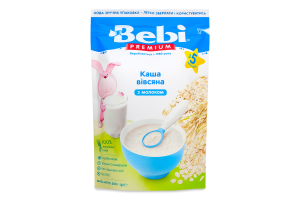Каша молочная сухая для детей от 5мес быстрорастворимая Овсяная Bebi Premium д/п 200г