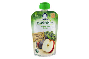 Gerber Organic 3rd Foods Organic Baby Food Apples, Kale & Figs