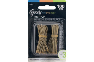 Goody Pin It Up Hair Pins Brown - 100 CT