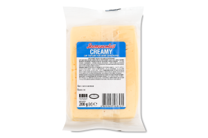Сир 50% твердий нарізаний скибочками Creamy Яготинський м/у 200г