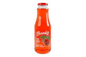 Сок пастеризованный с настоем клюквы и сахаром березовый the Banka с/бут 1л