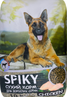 Корм сухой полнорационный для собак средней активности со вкусом курицы Spiky м/у 10кг