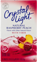 Crystal Light Drink Mix Natural Raspberry Peach - 10 CT