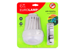Лампа светодиодная с функцией уничтожения насекомых 6w 6500K 70lm №MK-6W(LAMP) Eurolamp 1шт