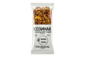 Козинак медовый Грецкий орех Healthy Sweets м/у 50г
