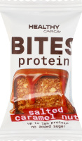 Цукерка в чорному шоколаді Salted caramel nut Protein bites Healthy Choice м/у 14.5г