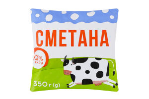Сметана 21% ТОВ Альдіс Д м/у 350г