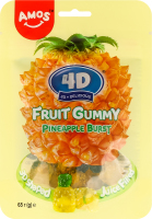 Цукерки Amos Ананас 4D желейні