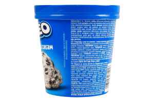 Мороженое со вкусом ванили и кусочками какао-печенья Oreo ст 287г