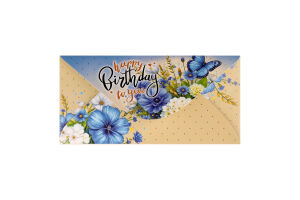 Листівка-конверт Жіноча Fiesta cards