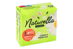 Прокладки гигиенические ароматизированные Normal Plus Ultra Naturella 9шт