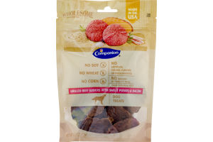 Companion Dog Treats Grilled Beef Sliders With Sweet Potato & Bacon