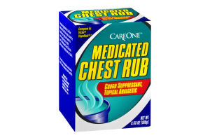 CareOne Medicated Chest Rub
