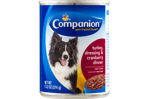 Companion Dog Food Turkey Dressing & Cranberry Dinner