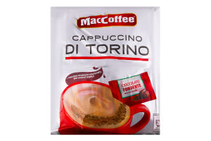 Напій кавовий розчинний з темним шоколадом 3в1 Cappuccino Di Torino MacCoffee м/у 25г