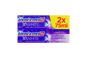 Паста зубна Класична свіжість 3D White Blend-a-Med 2х75мл