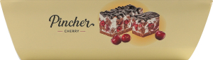 Торт бисквитный Пинчер с вишней Nonpareil лоток 800г